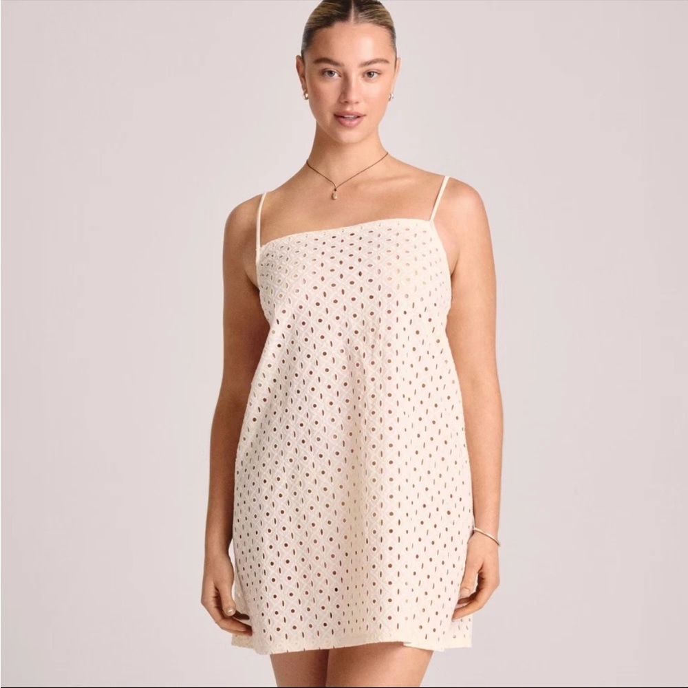Vitamin A Cream Swim Coverup NWT